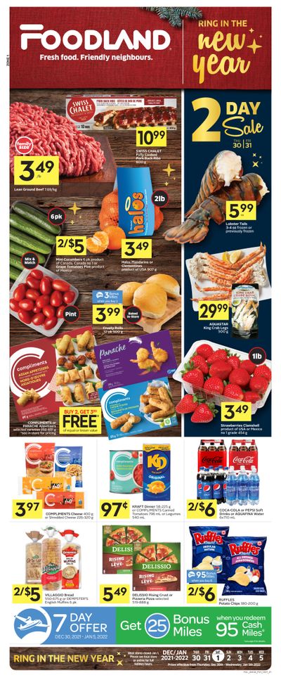 Foodland (ON) Flyer December 30 to January 5