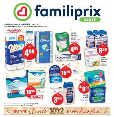 Familiprix Sante Flyer December 30 to January 5