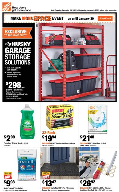 Home Depot (ON) Flyer December 30 to January 5