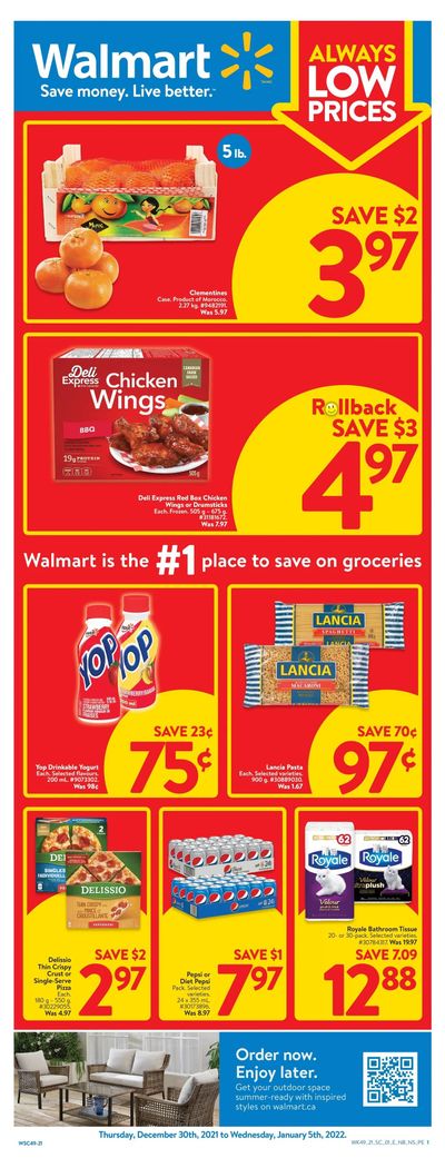 Walmart (Atlantic) Flyer December 30 to January 5