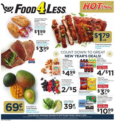 Food 4 Less (IL) Weekly Ad Flyer December 29 to January 5