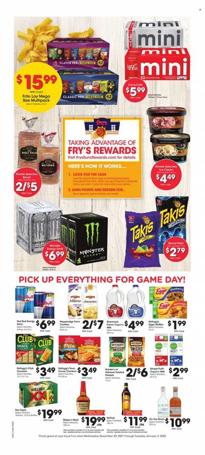 Fry’s (AZ) Weekly Ad Flyer December 29 to January 5