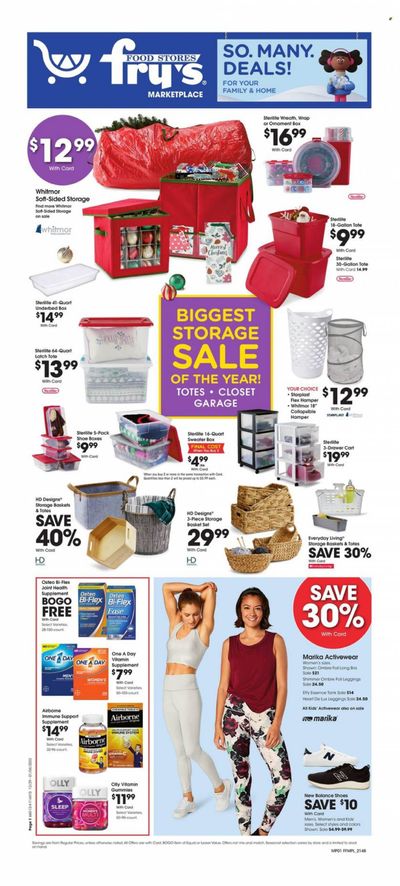 Fry’s (AZ) Weekly Ad Flyer December 29 to January 5