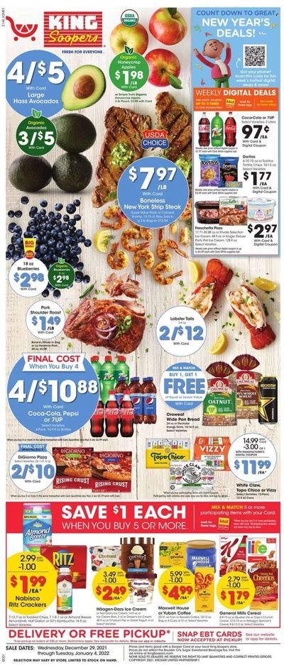 King Soopers (CO) Weekly Ad Flyer December 29 to January 5