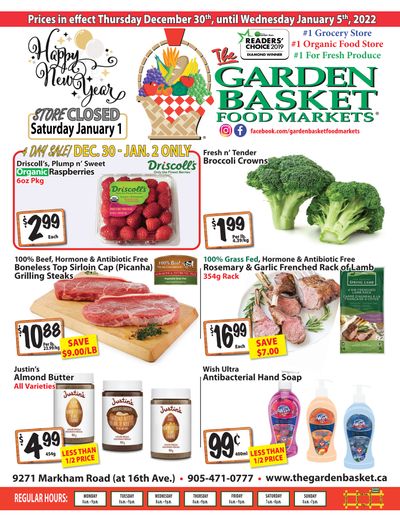 The Garden Basket Flyer December 30 to January 5