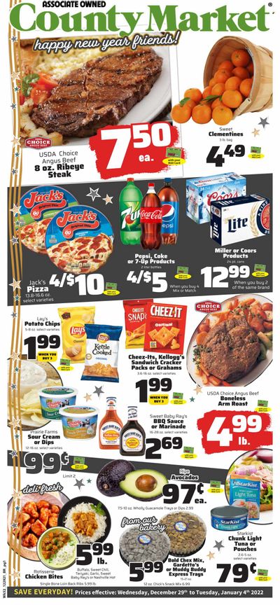 County Market (IL, IN, MO) Weekly Ad Flyer December 29 to January 5