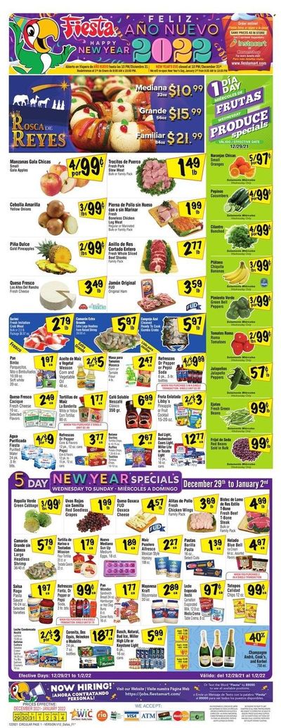 Fiesta Mart (TX) Weekly Ad Flyer December 30 to January 6