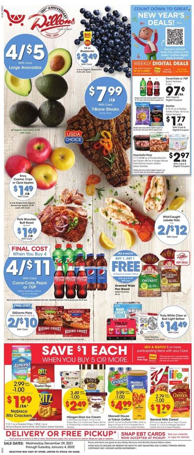 Dillons (KS) Weekly Ad Flyer December 30 to January 6