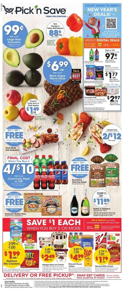 Pick ‘n Save (WI) Weekly Ad Flyer December 30 to January 6