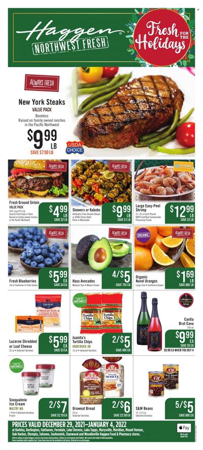 Haggen (WA) Weekly Ad Flyer December 30 to January 6