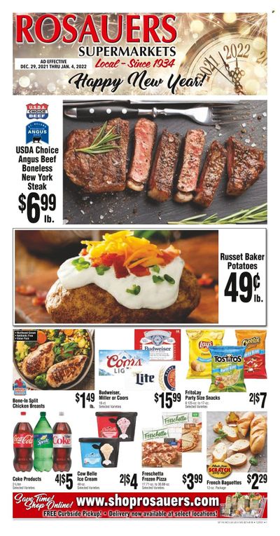Rosauers (ID, MT, OR, WA) Weekly Ad Flyer December 30 to January 6
