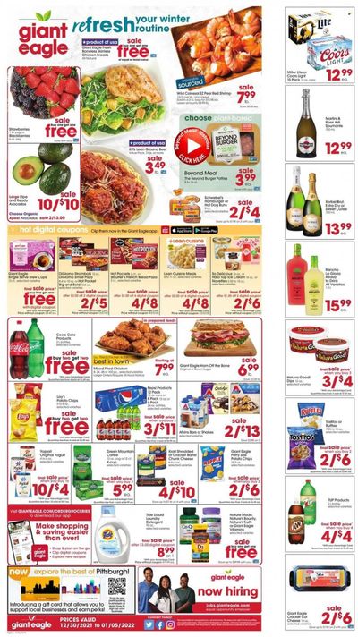 Giant Eagle (OH, PA) Weekly Ad Flyer December 30 to January 6