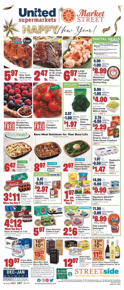 United Supermarkets (TX) Weekly Ad Flyer December 30 to January 6