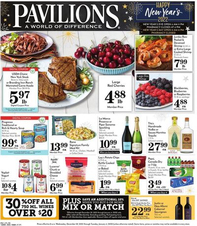 Pavilions (CA) Weekly Ad Flyer December 30 to January 6