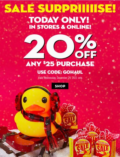 Bath & Body Works Canada Promotions. Today Save 20% off any $25 Purchase With Coupon Code + Semi-Annual Sale Save 50% off Select Items + More Offers