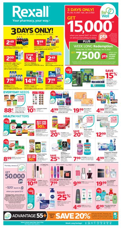 Rexall (ON) Flyer December 31 to January 6