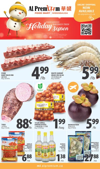 Al Premium Food Mart (Mississauga) Flyer December 30 to January 5