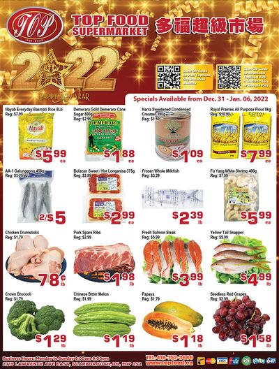 Top Food Supermarket Flyer December 31 to January 6