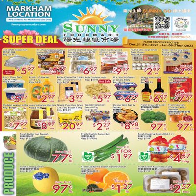 Sunny Foodmart (Markham) Flyer December 31 to January 6 Sunny Foodmart (Markham) Flyer December 31 to January 6