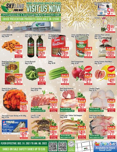 Skyland Food Mart Flyer December 31 to January 6