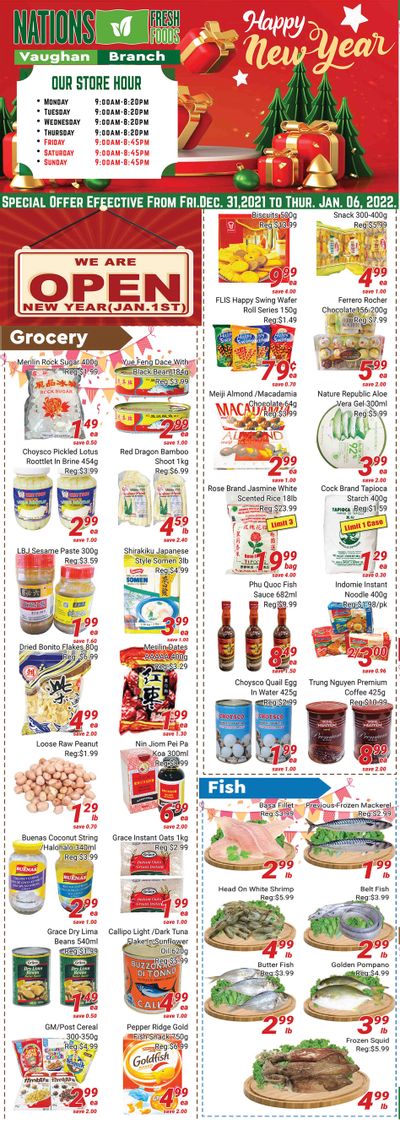 Nations Fresh Foods (Vaughan) Flyer December 31 to January 6