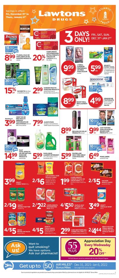 Lawtons Drugs Flyer December 31 to January 6