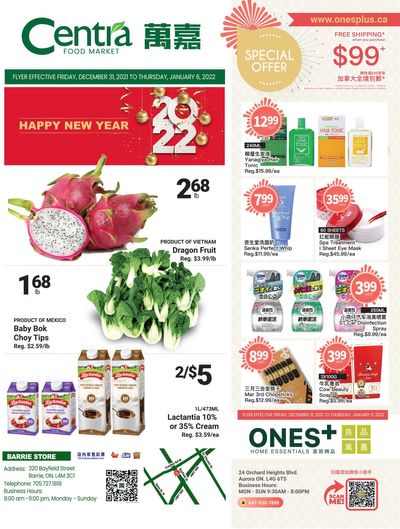 Centra Foods (Barrie) Flyer December 31 to January 6