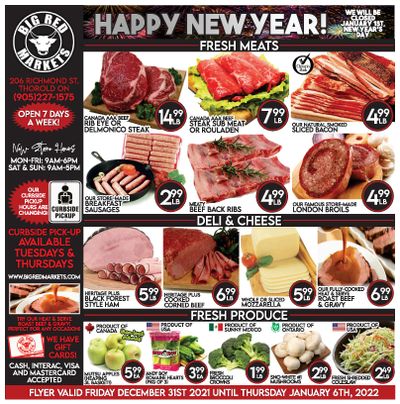 Big Red Markets Flyer December 31 to January 6
