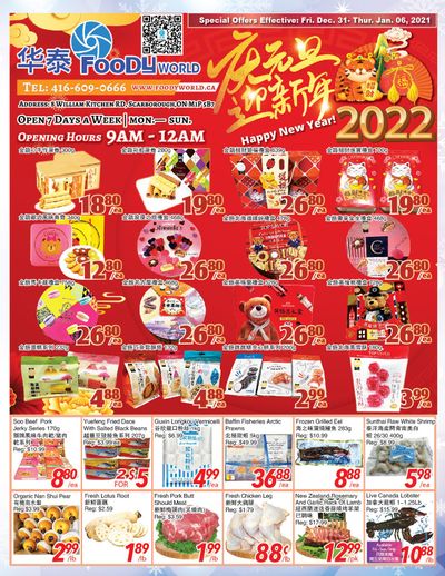 Foody World Flyer December 31 to January 6