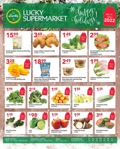 Lucky Supermarket (Edmonton) Flyer December 31 to January 6