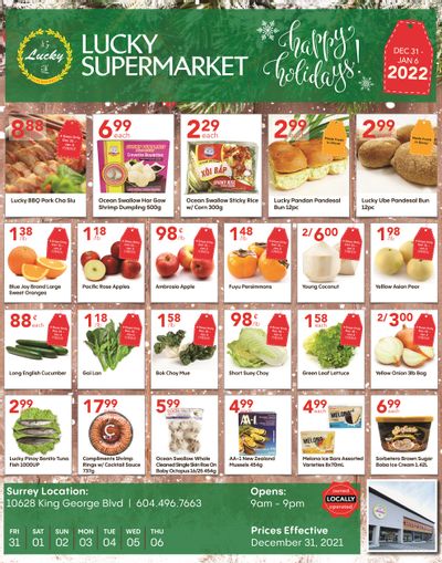Lucky Supermarket (Surrey) Flyer December 31 to January 6