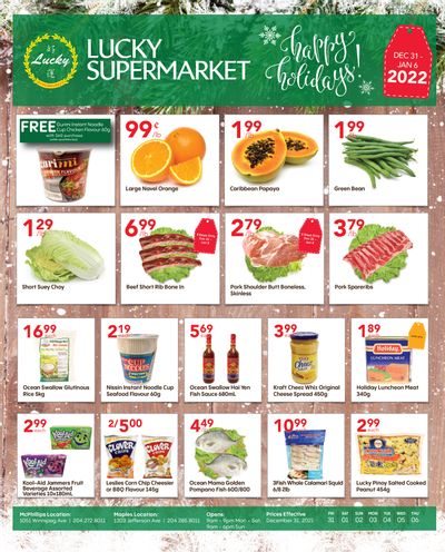 Lucky Supermarket (Winnipeg) Flyer December 31 to January 6