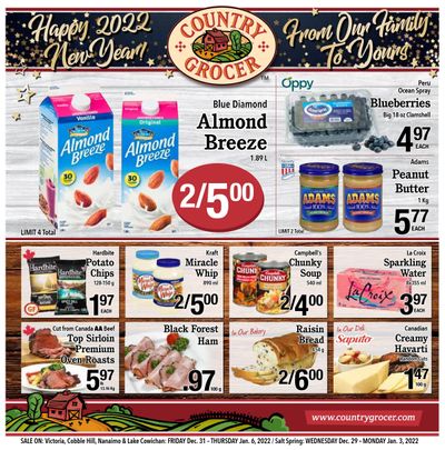 Country Grocer Flyer December 31 to January 6