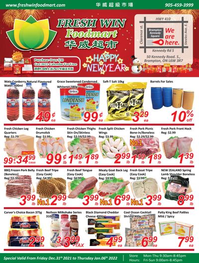 Fresh Win Foodmart Flyer December 31 to January 6