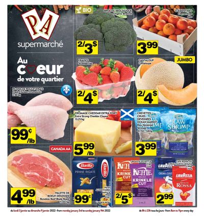 Supermarche PA Flyer January 3 to 9