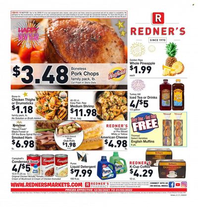 Redner's Markets (DE, MD, PA) Weekly Ad Flyer December 31 to January 7