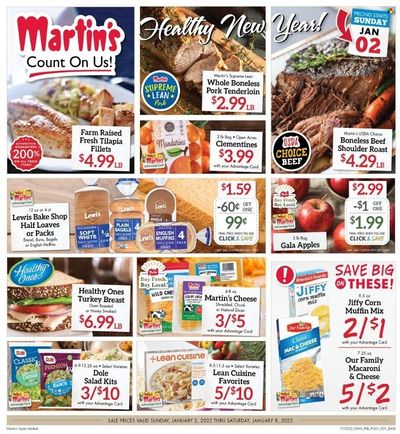 Martin’s (IN, MI) Weekly Ad Flyer December 31 to January 7
