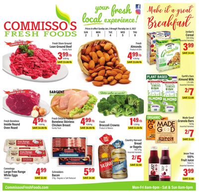 Commisso's Fresh Foods Flyer January 2 to 6