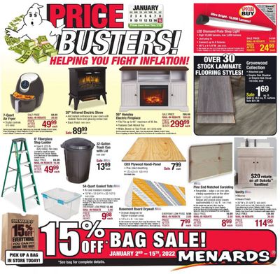 Menards Weekly Ad Flyer January 3 to January 10