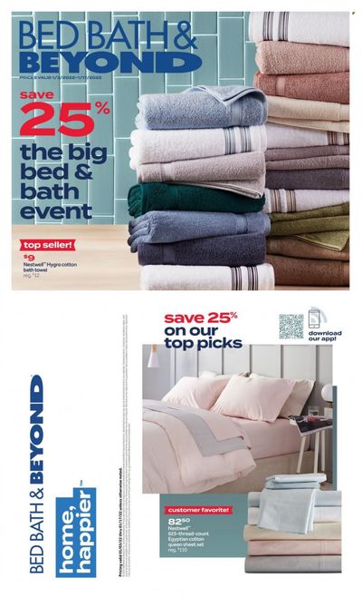 Bed Bath & Beyond Weekly Ad Flyer January 3 to January 10