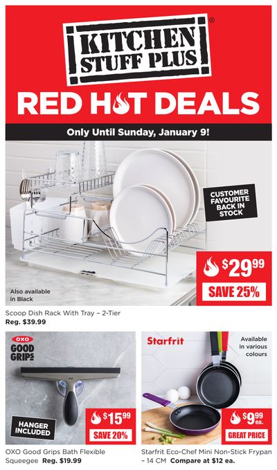 Kitchen Stuff Plus Red Hot Deals Flyer January 3 to 9