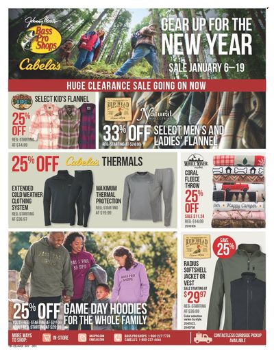 Cabela's Weekly Ad Flyer January 4 to January 11