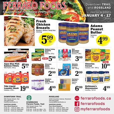 Ferraro Foods Flyer January 4 to 17