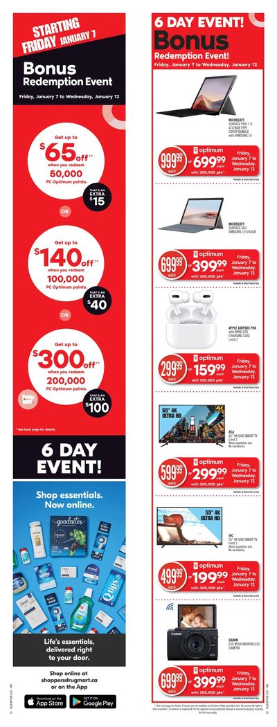 Shoppers Drug Mart (ON) Flyer January 8 to 14