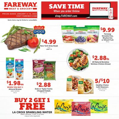 Fareway (IA) Weekly Ad Flyer January 5 to January 12