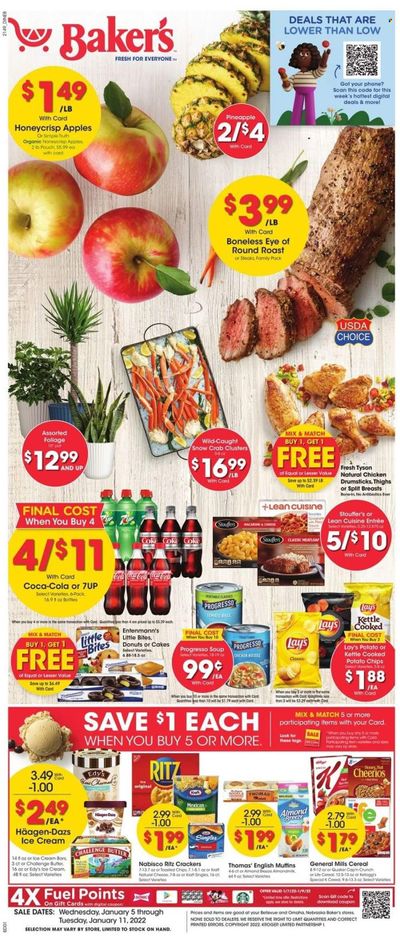 Baker's (NE) Weekly Ad Flyer January 5 to January 12