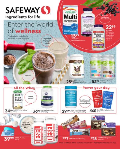 Safeway (BC) Enter the World of Wellness Flyer January 6 to February 9