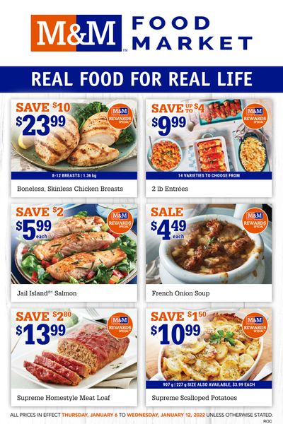 M&M Food Market (Atlantic & West) Flyer January 6 to 12