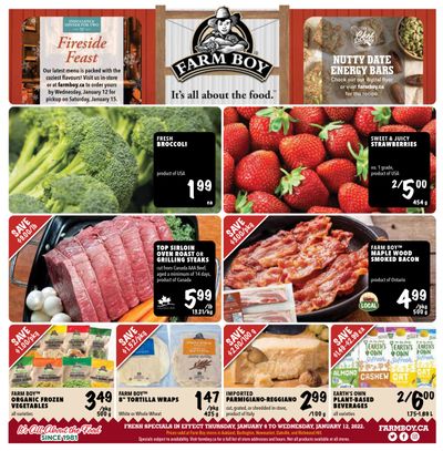 Farm Boy (Aukland, Burlington, Newmarket, Oakville, Richmond Hill) Flyer January 6 to 12