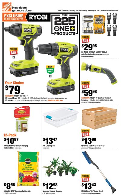 Home Depot (ON) Flyer January 6 to 12